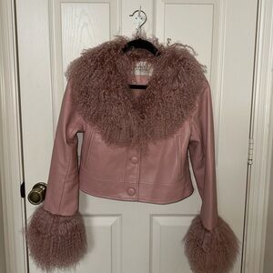 Charlotte Simone Cropped Penny in Pink XS